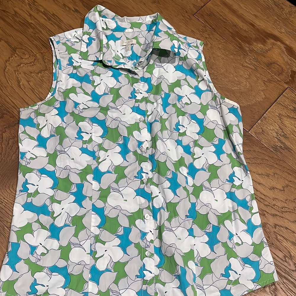 Talbots sleeveless top